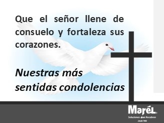 Nuestras condolencias